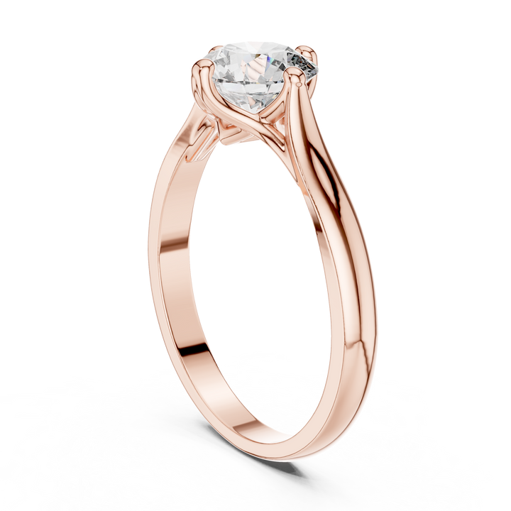 Eternal Sparkle: Round Cut Lab-Grown Diamond Solitaire