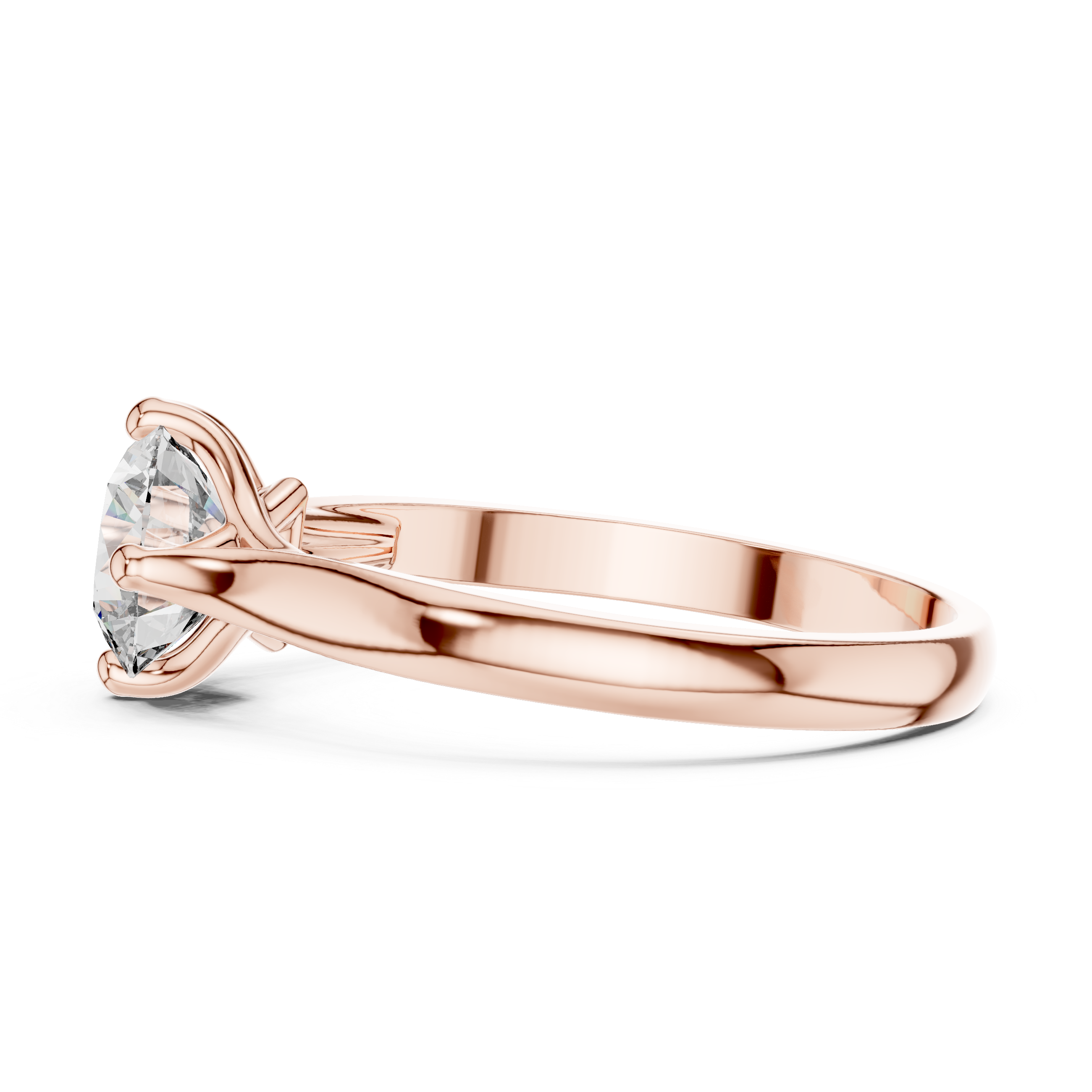 Eternal Sparkle: Round Cut Lab-Grown Diamond Solitaire