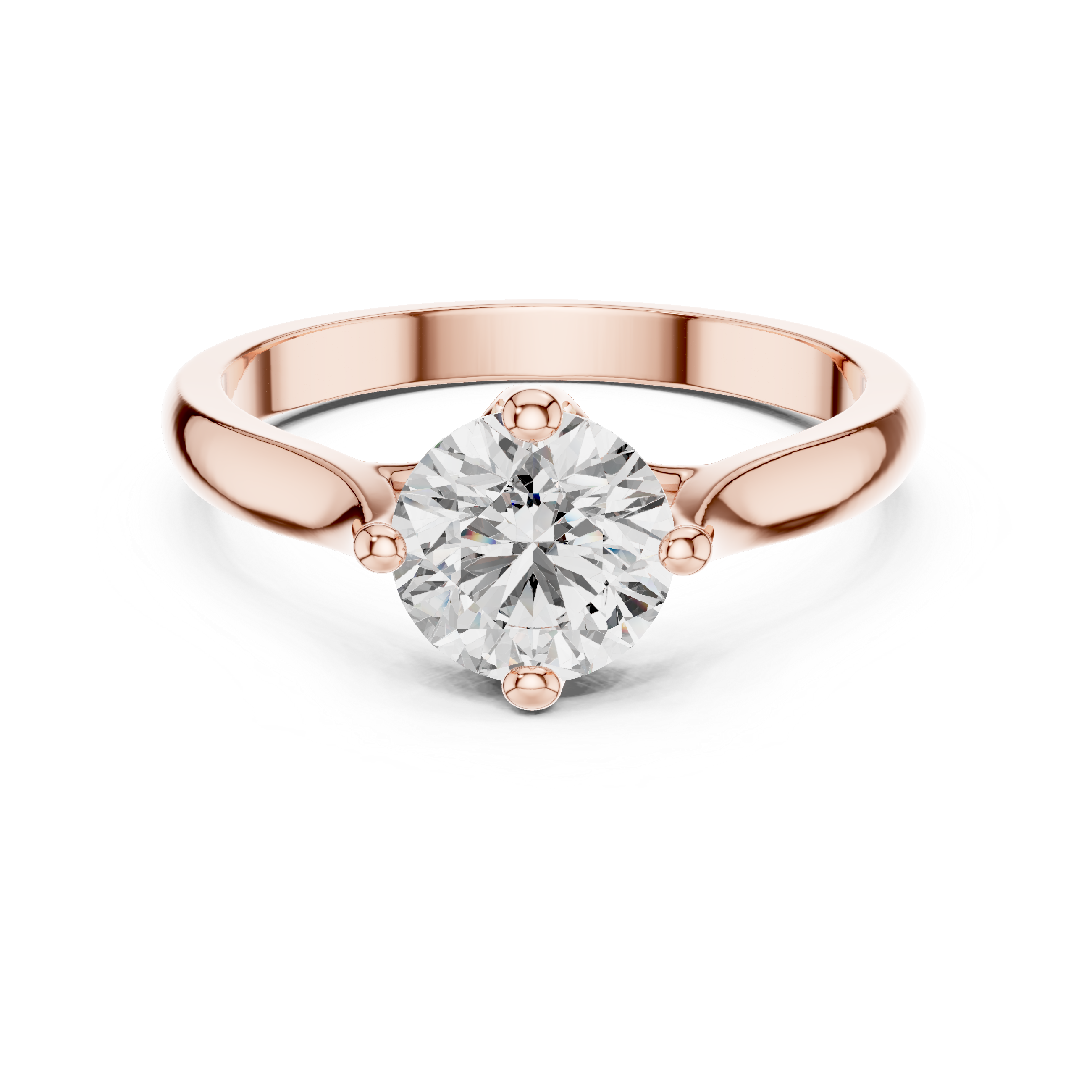 Eternal Sparkle: Round Cut Lab-Grown Diamond Solitaire