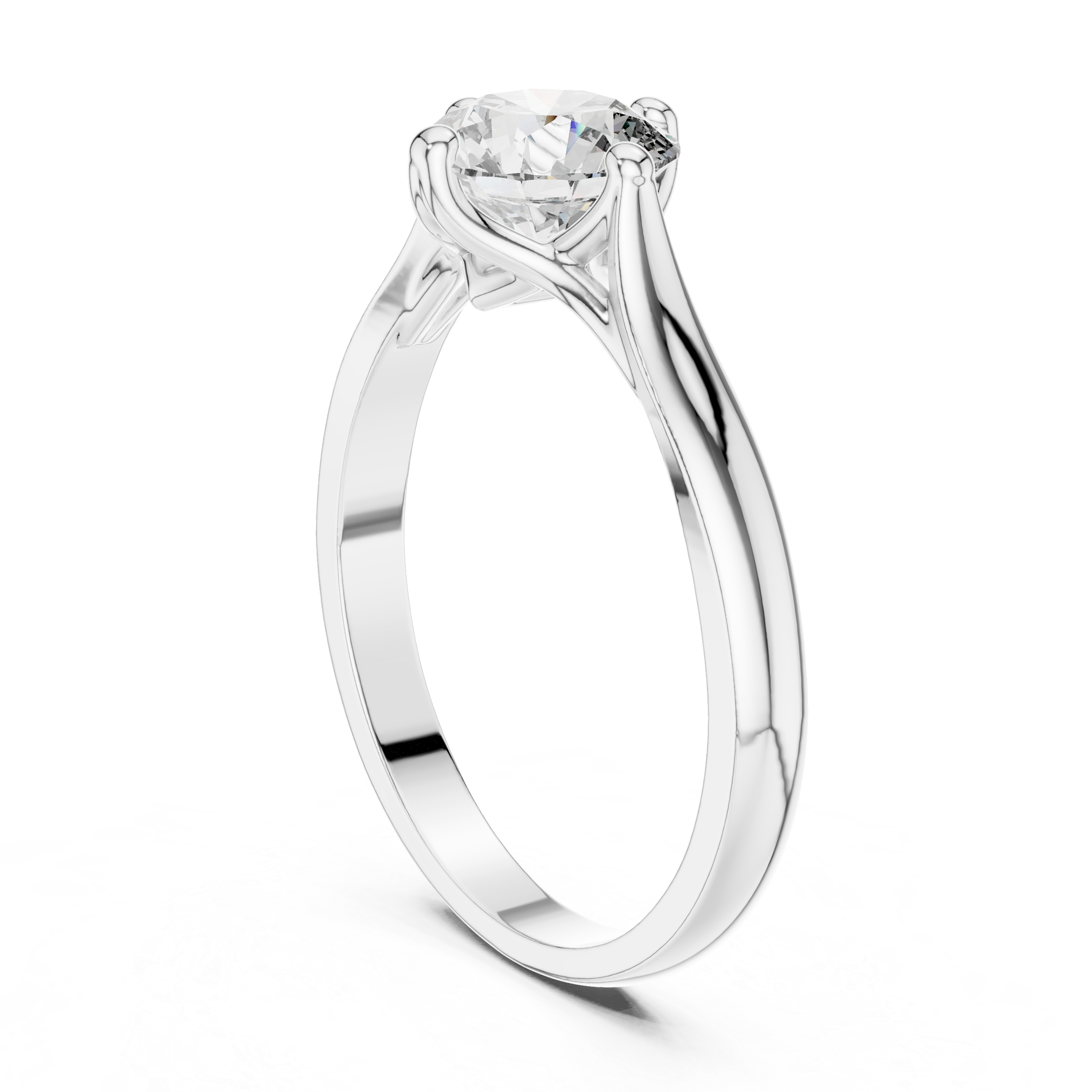 Eternal Sparkle: Round Cut Lab-Grown Diamond Solitaire