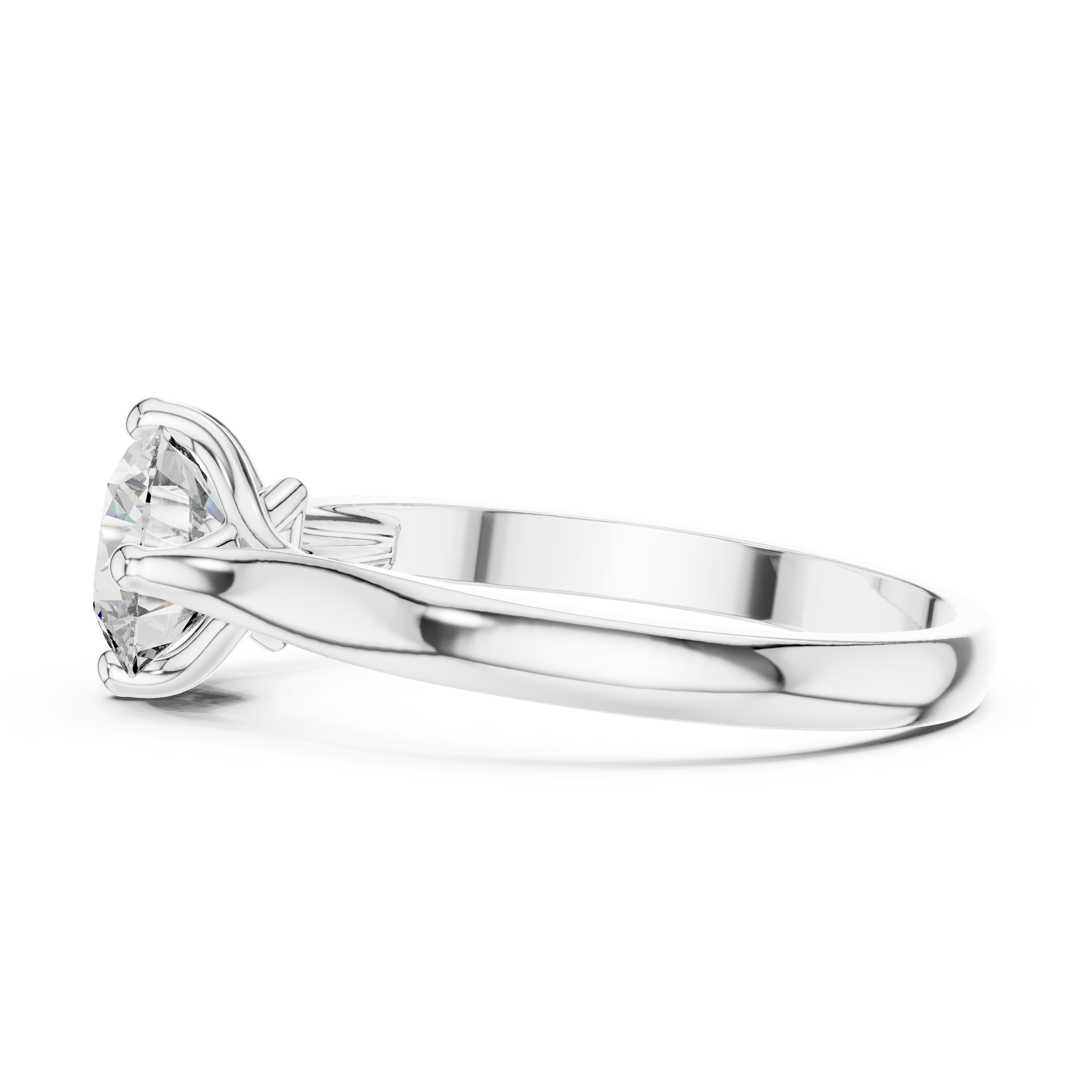 Eternal Sparkle: Round Cut Lab-Grown Diamond Solitaire