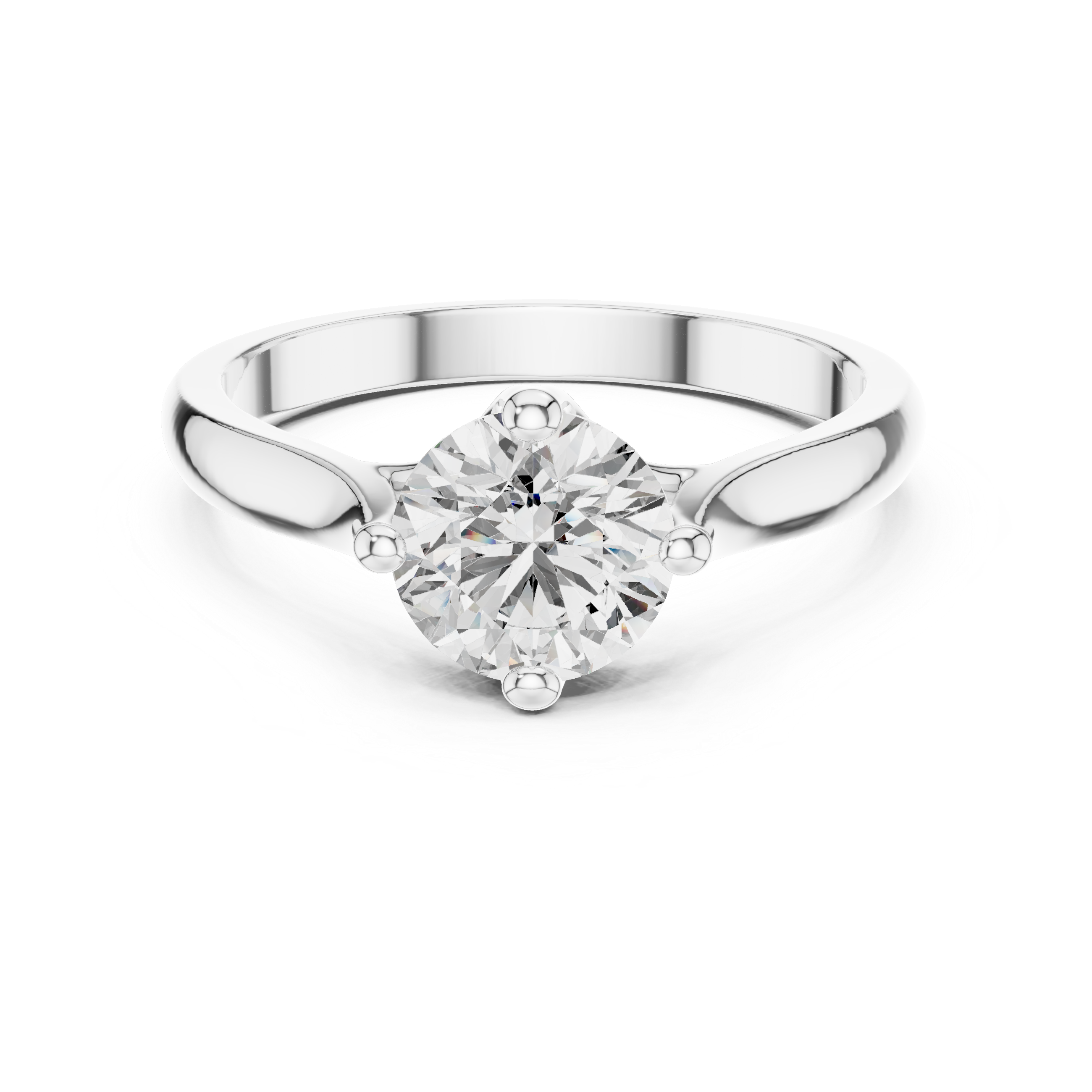 Eternal Sparkle: Round Cut Lab-Grown Diamond Solitaire