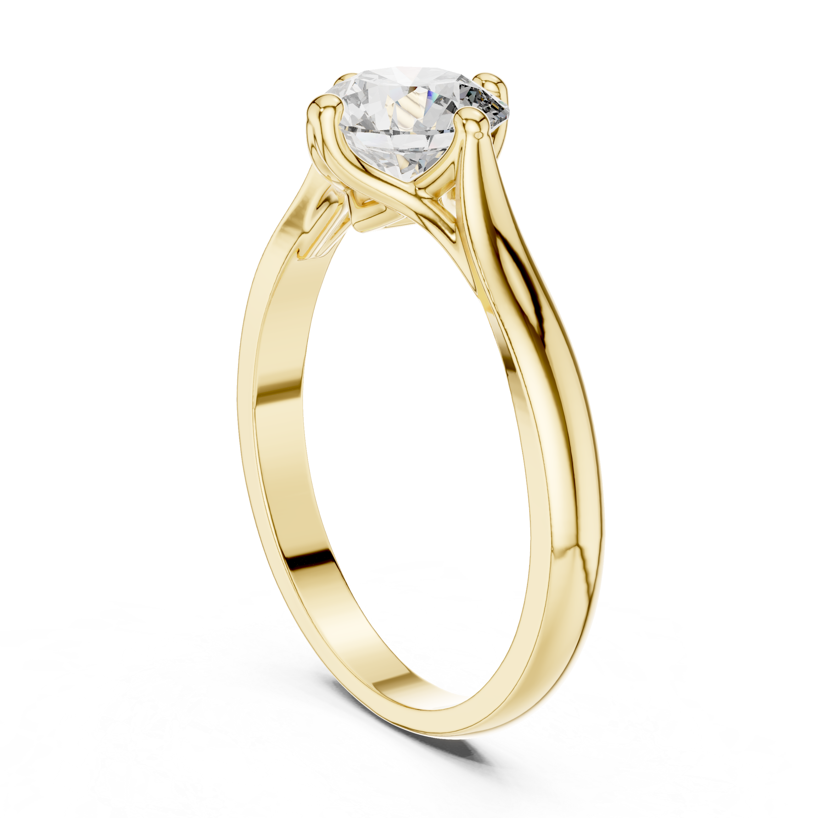 Eternal Sparkle: Round Cut Lab-Grown Diamond Solitaire