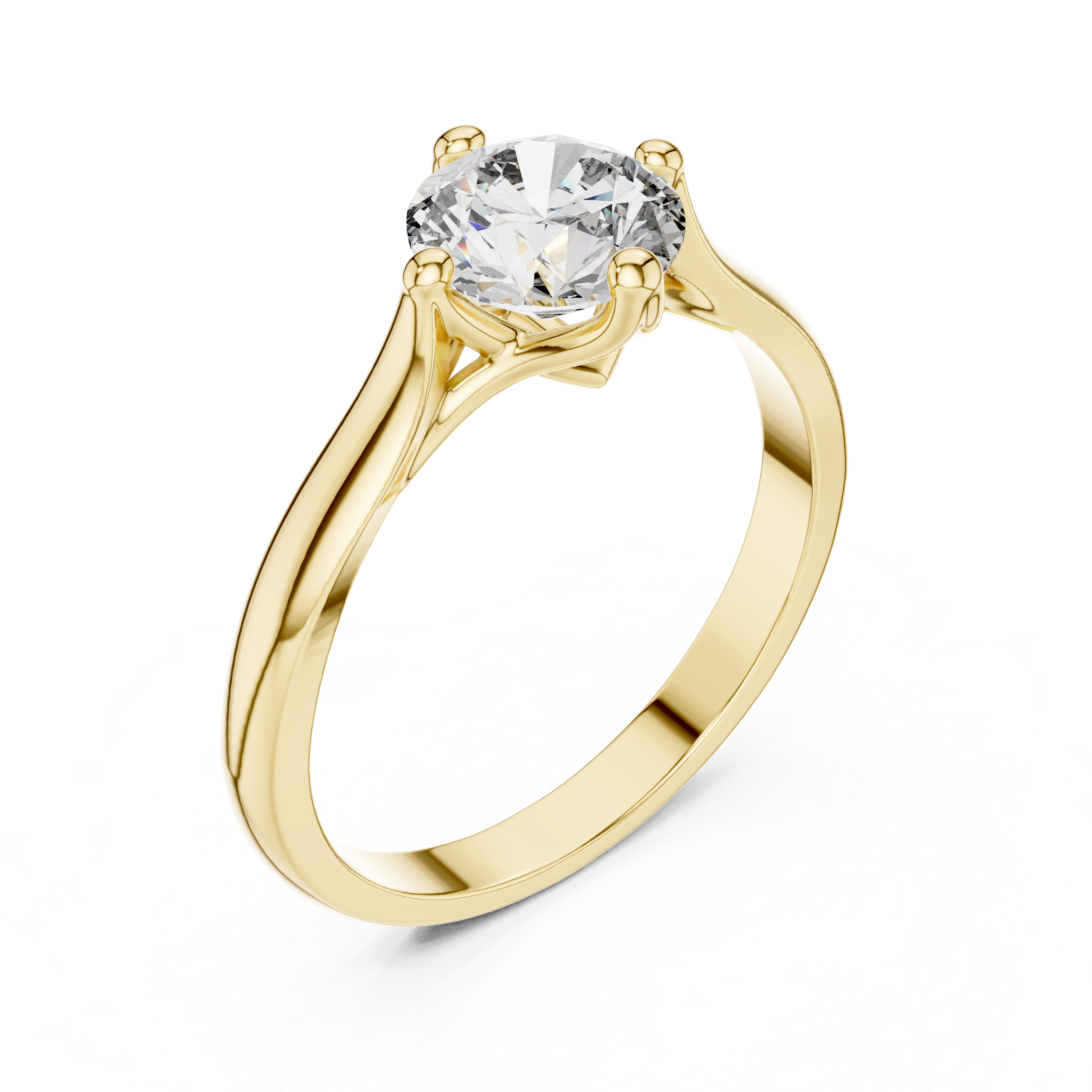 Eternal Sparkle: Round Cut Lab-Grown Diamond Solitaire