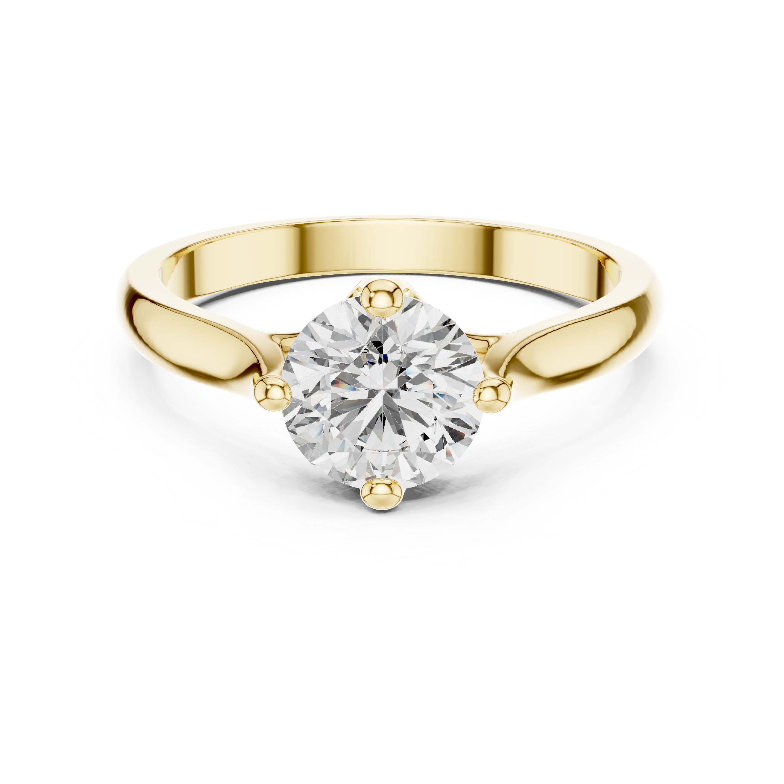 Eternal Sparkle: Round Cut Lab-Grown Diamond Solitaire