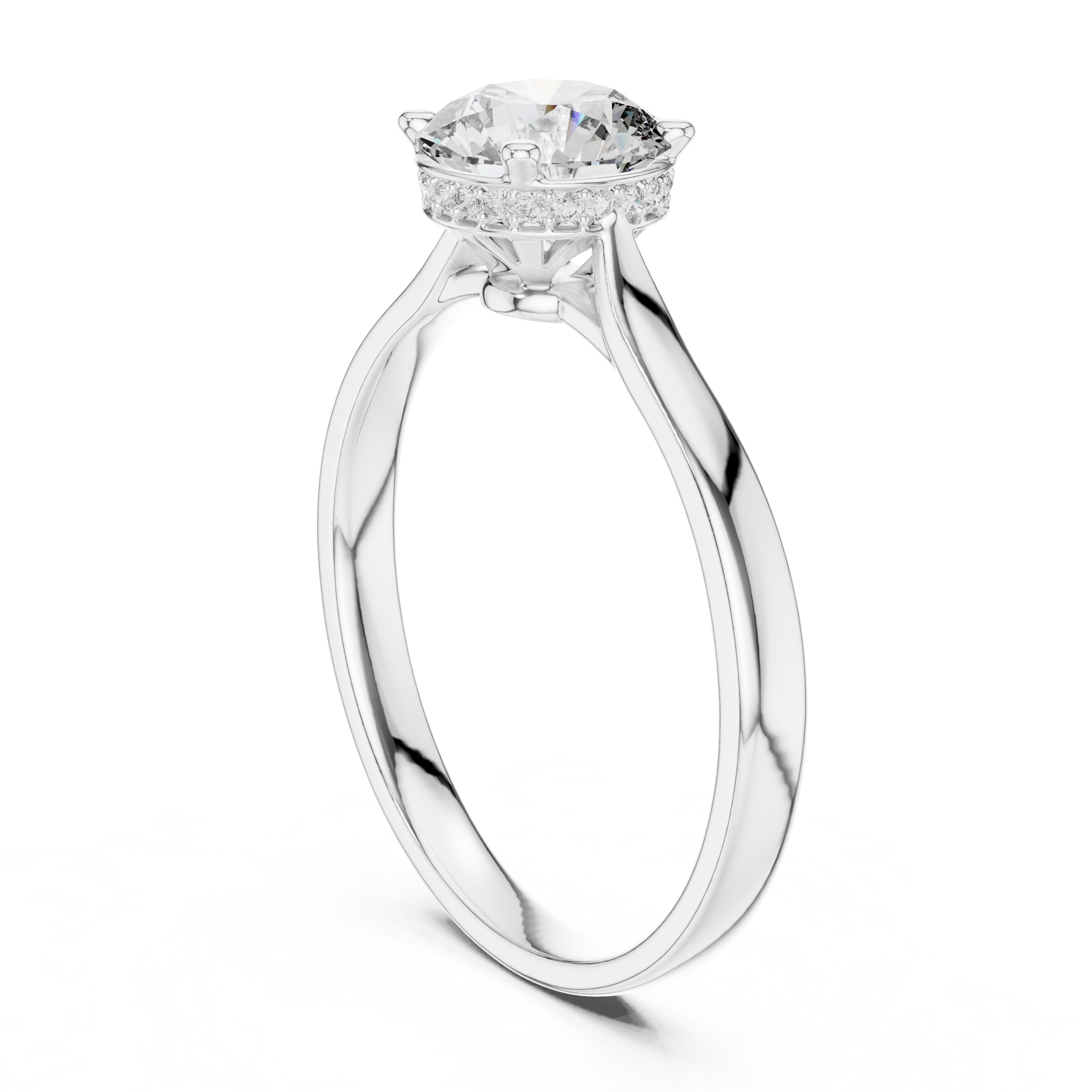 Round Brilliant Cut Lab-Grown Diamond Solitaire Ring