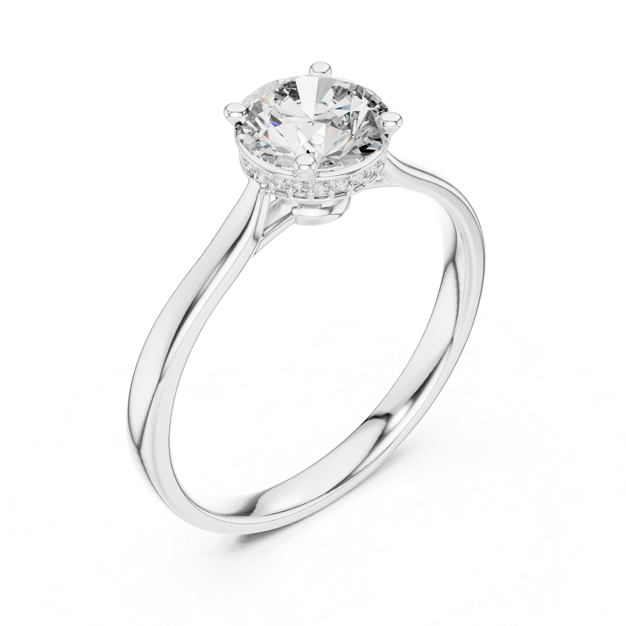 Round Brilliant Cut Lab-Grown Diamond Solitaire Ring