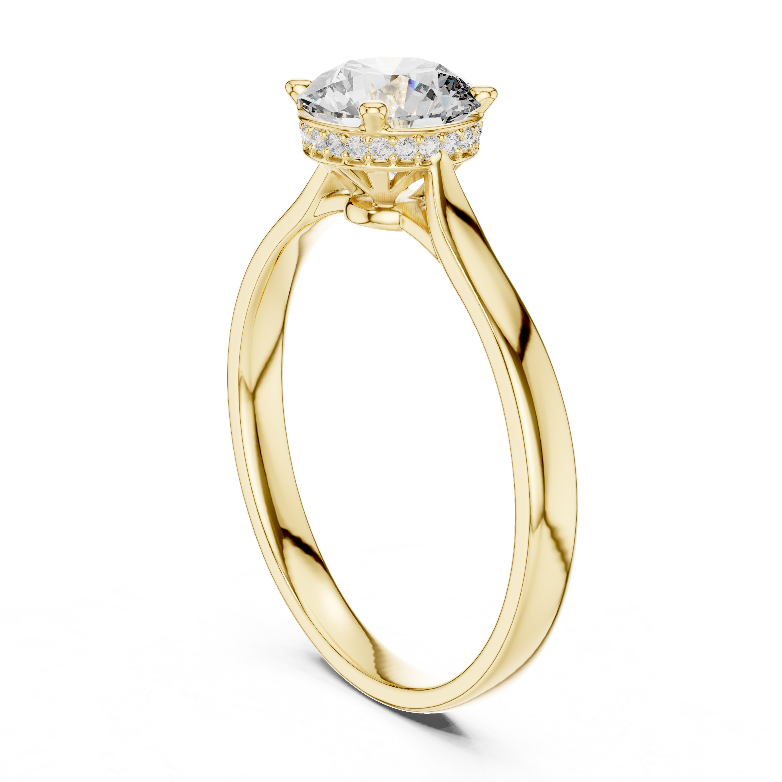 Round Brilliant Cut Lab-Grown Diamond Solitaire Ring