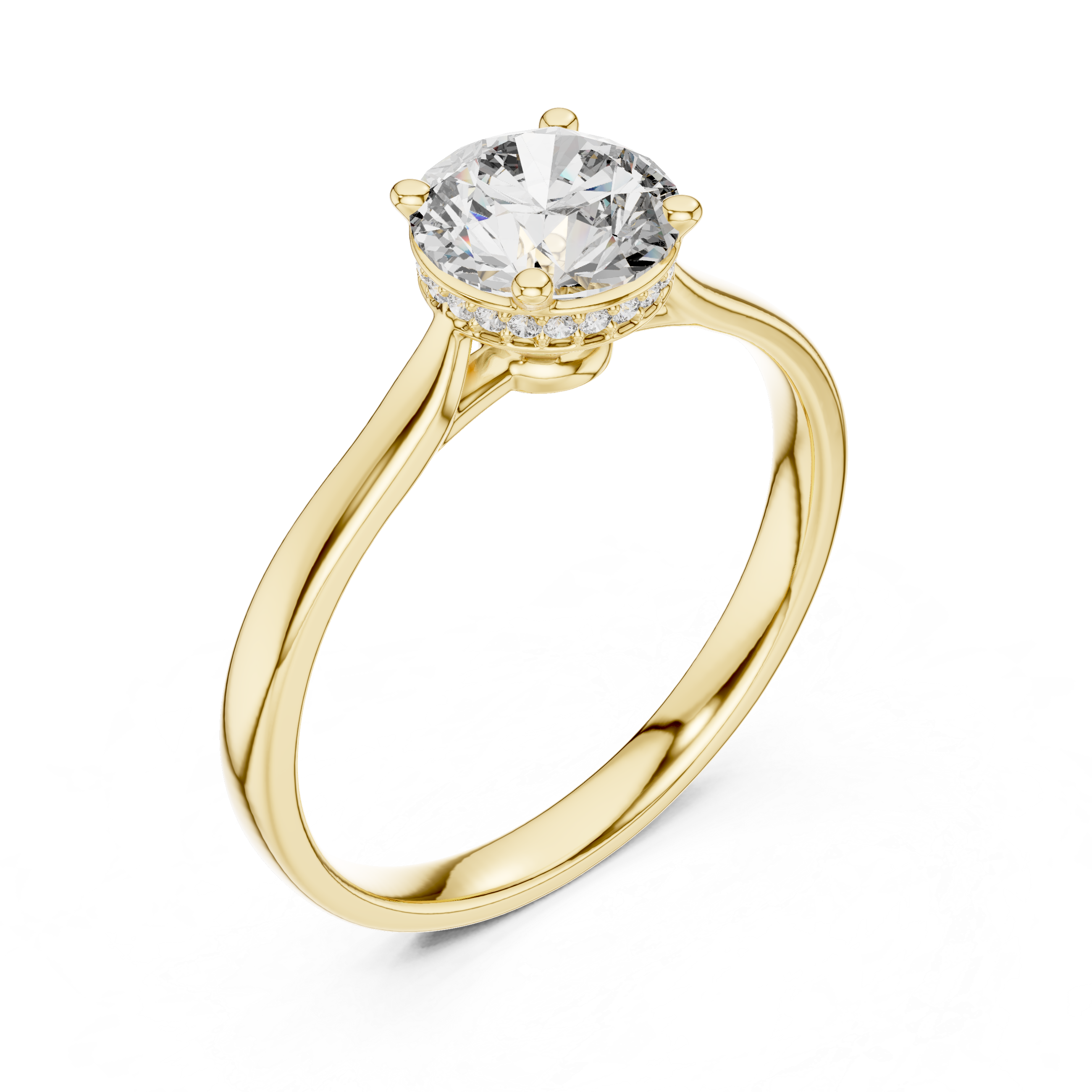 Round Brilliant Cut Lab-Grown Diamond Solitaire Ring