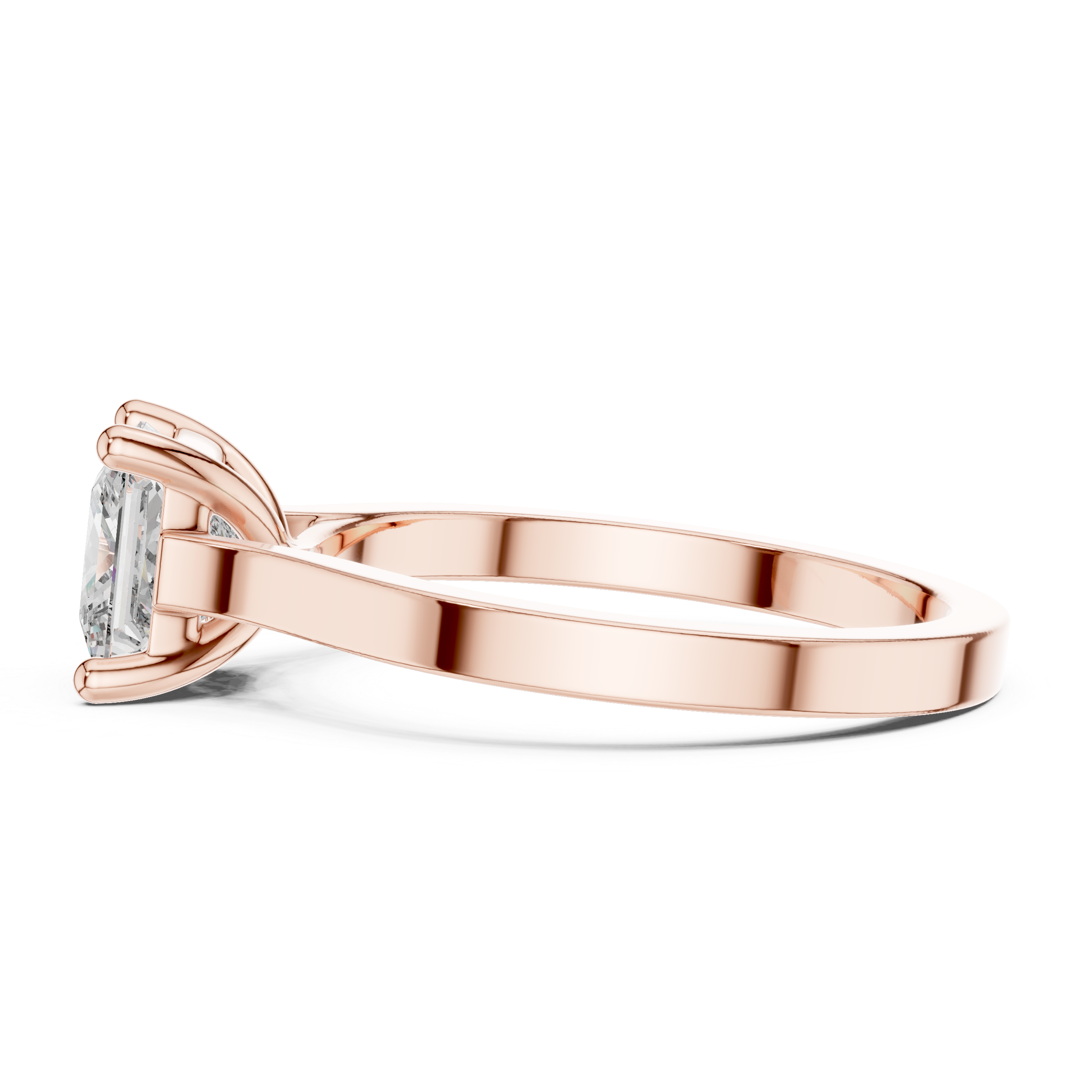 Ethical Elegance Princess Cut Lab-Grown Diamond Ring – 925 Sterling Silver