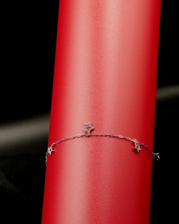 STAR DIAMOND CHARM BRACELET