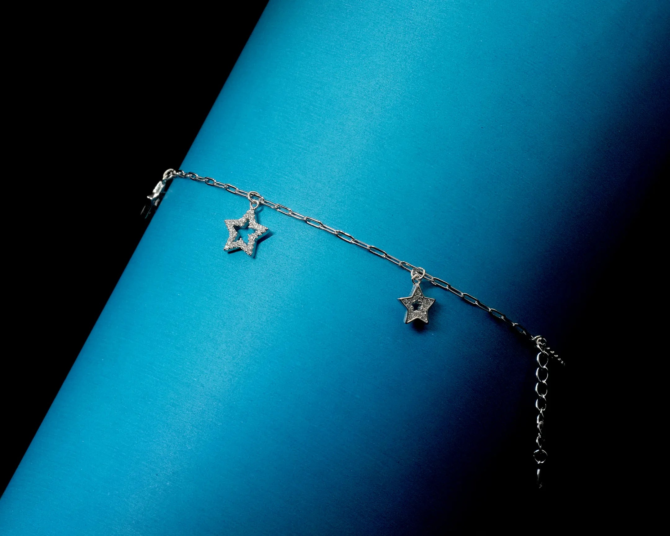 STAR DIAMOND CHARM BRACELET