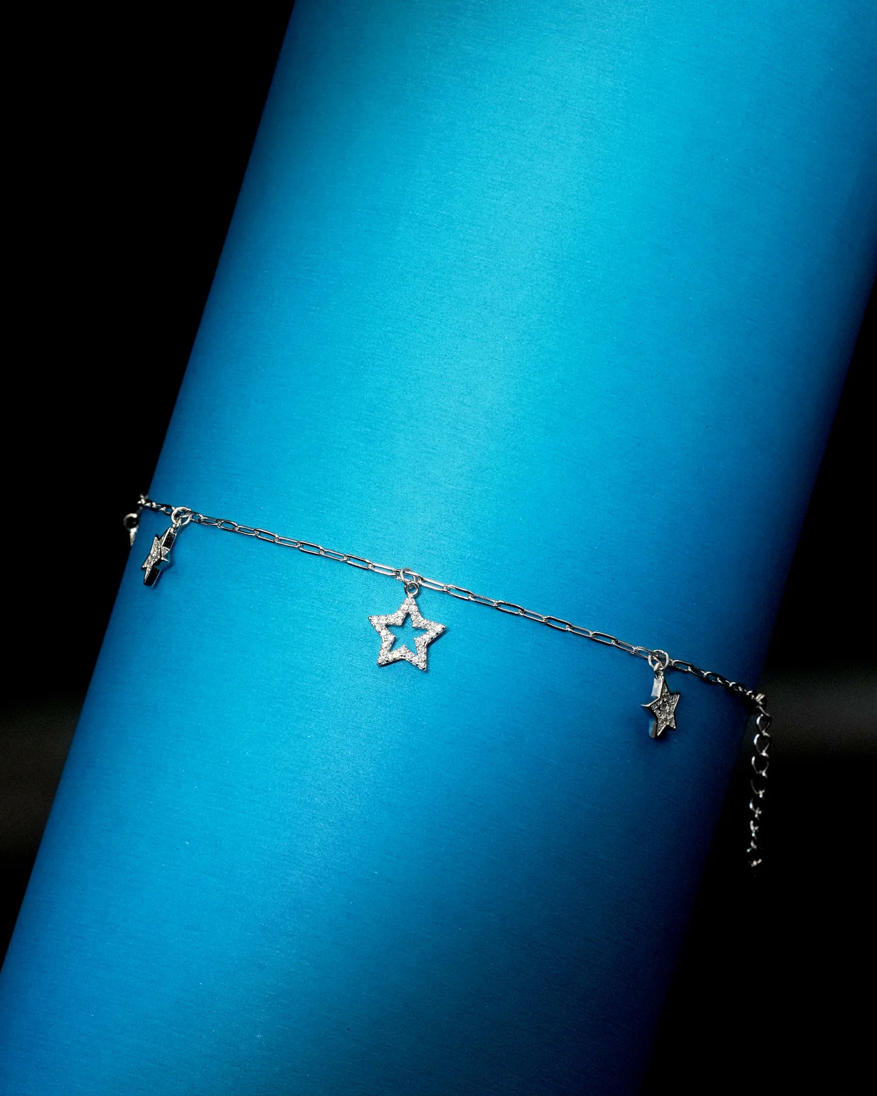 STAR DIAMOND CHARM BRACELET