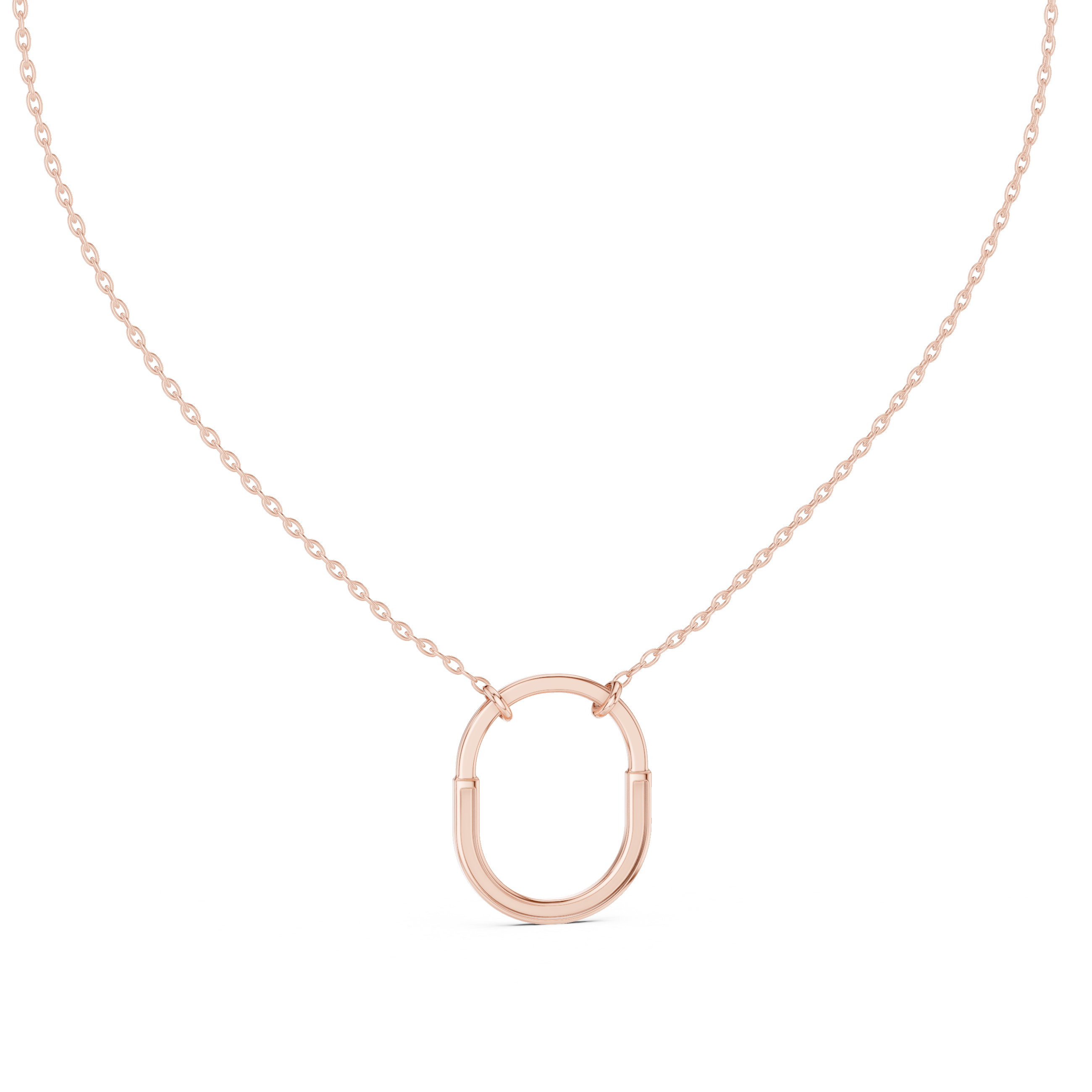 Tiffany Lock Small Pendant in STARLING SILVER with Diamonds