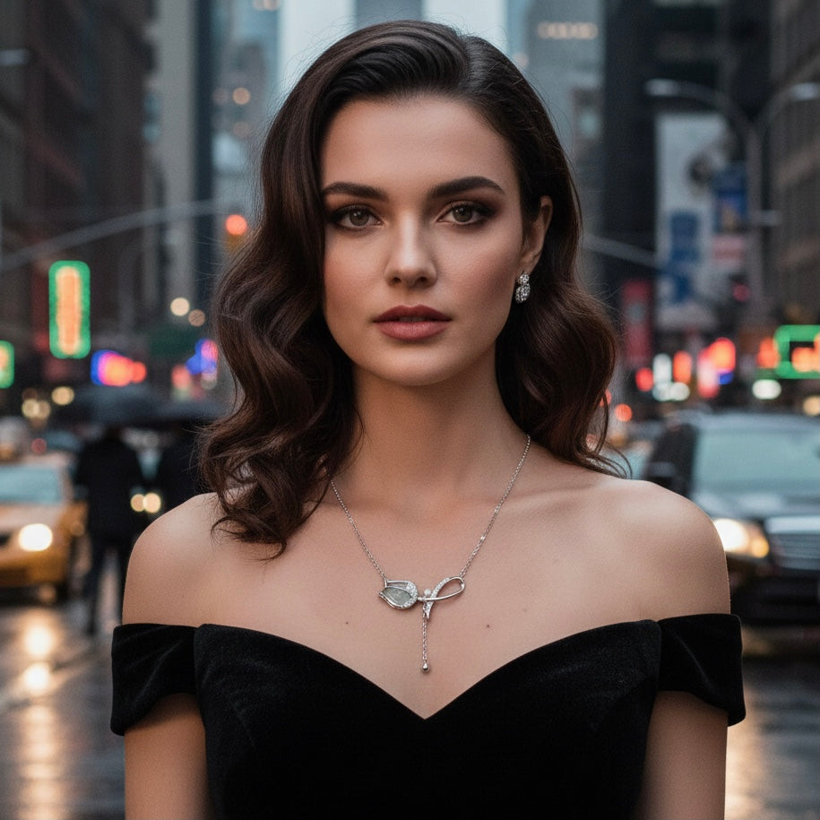 Rose Diamond Necklace