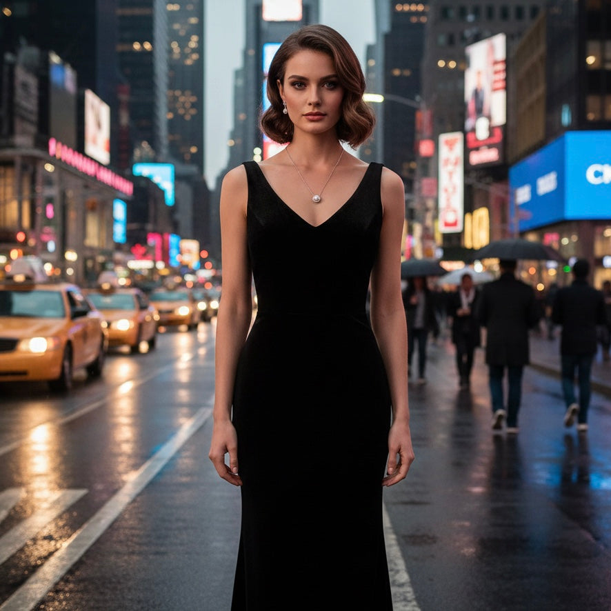 Moti Diamond Necklace