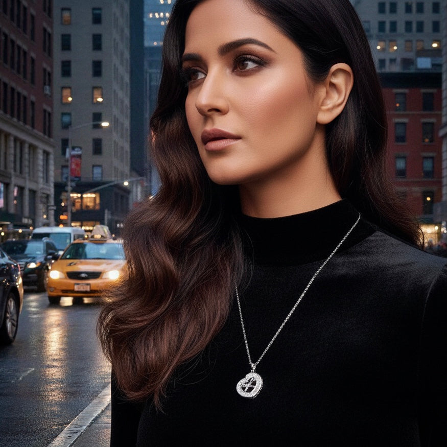 Heart Bugget Diamond Necklace