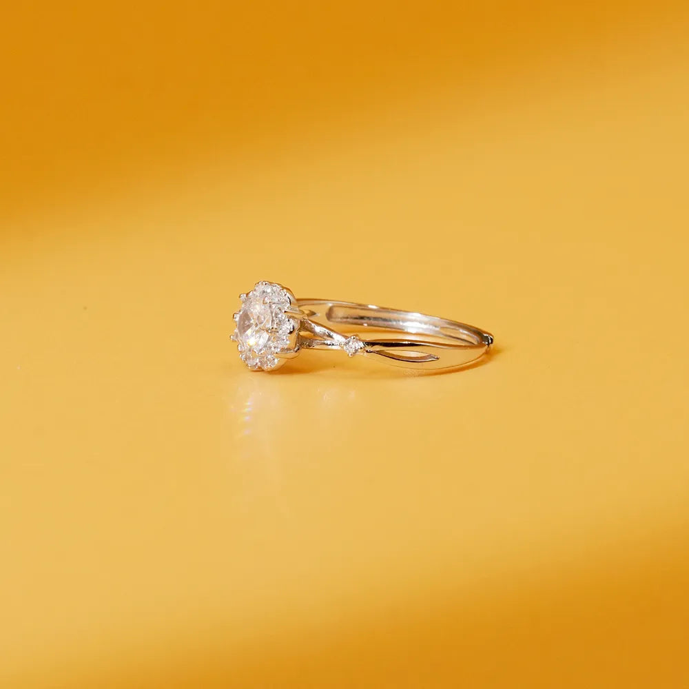 Silver Simple Serenity  Ring