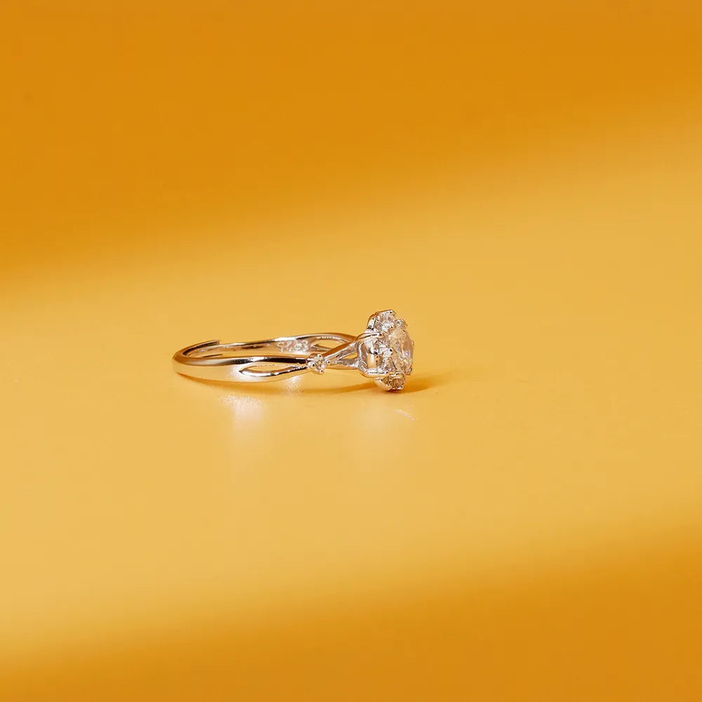 Silver Simple Serenity  Ring