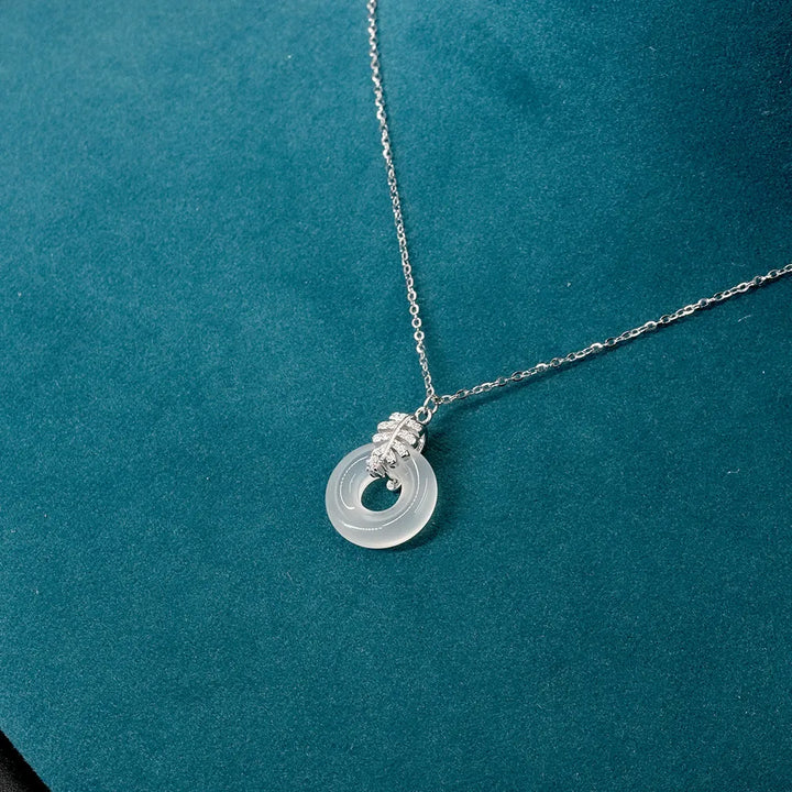 Young & Forever Blue diamond silverHandcrafted Necklace