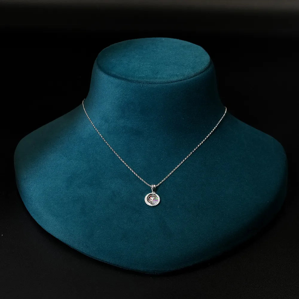 Cubic Zirconia Studded Pendant - Pendant for Women