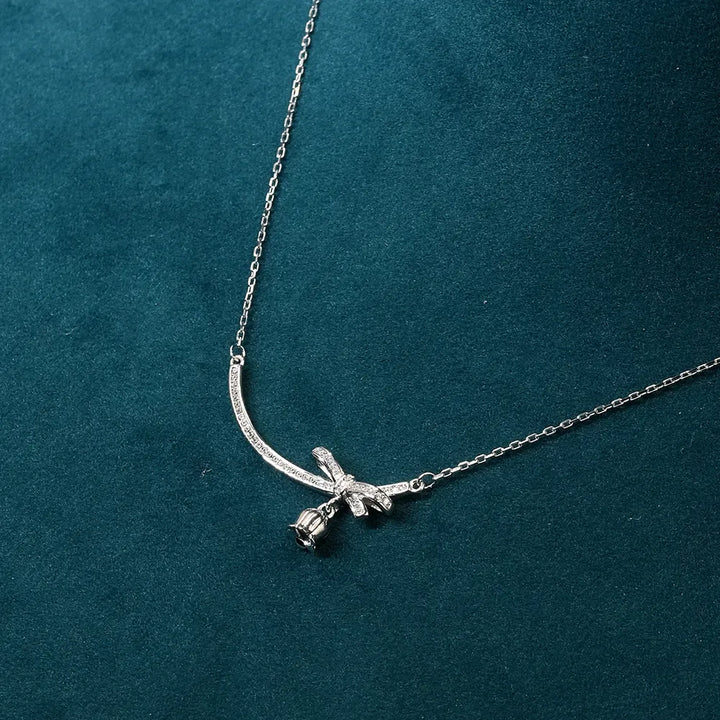 Silver-Plated Linea Logo Pendant