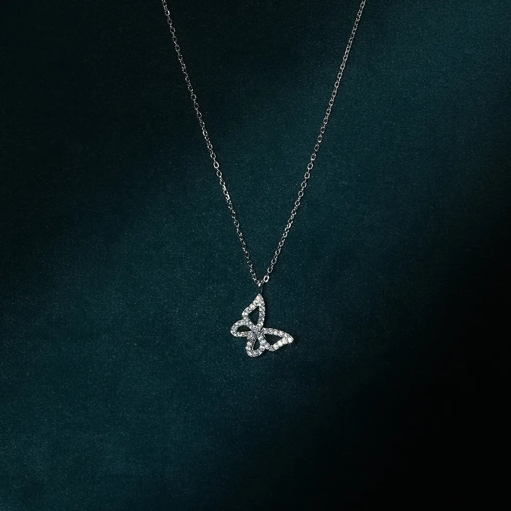 Butterfly Diamond Necklace
