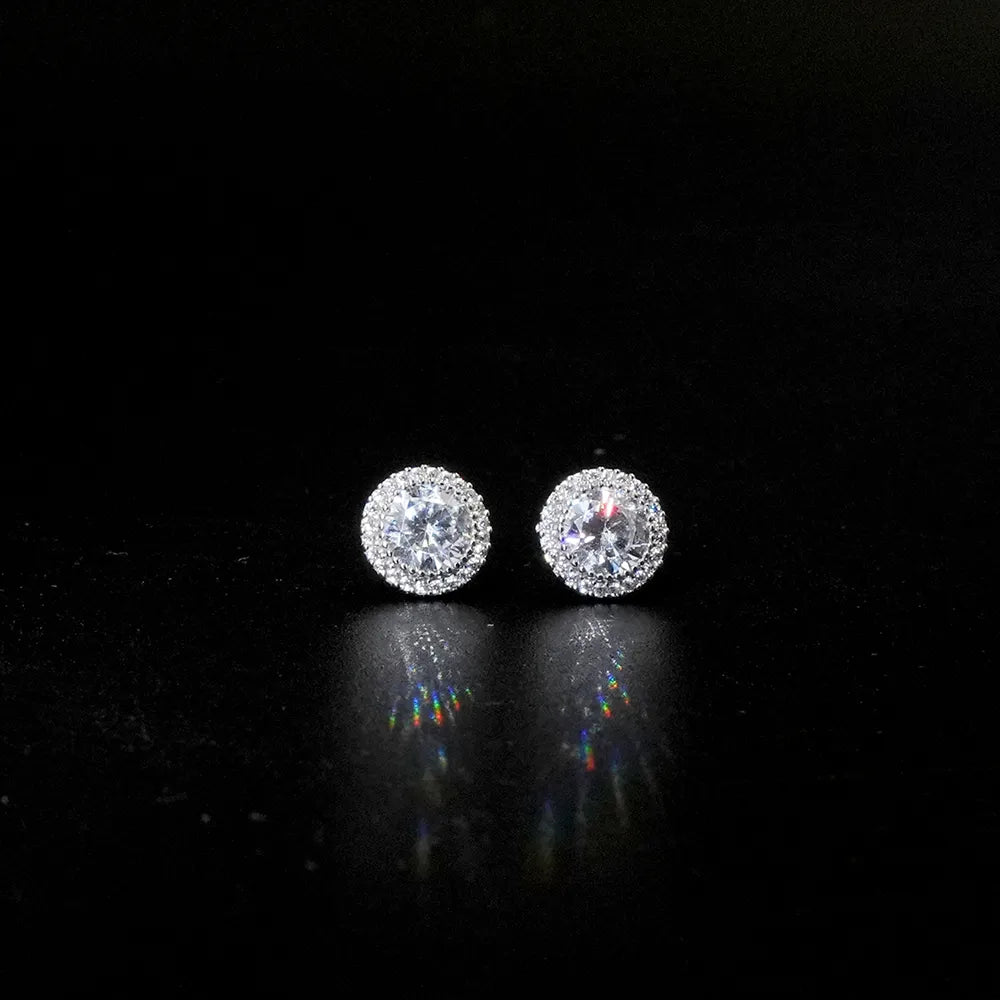 Round Diamond Earing
