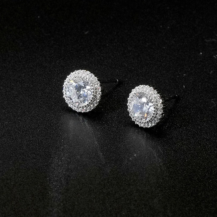 Round Diamond Earing