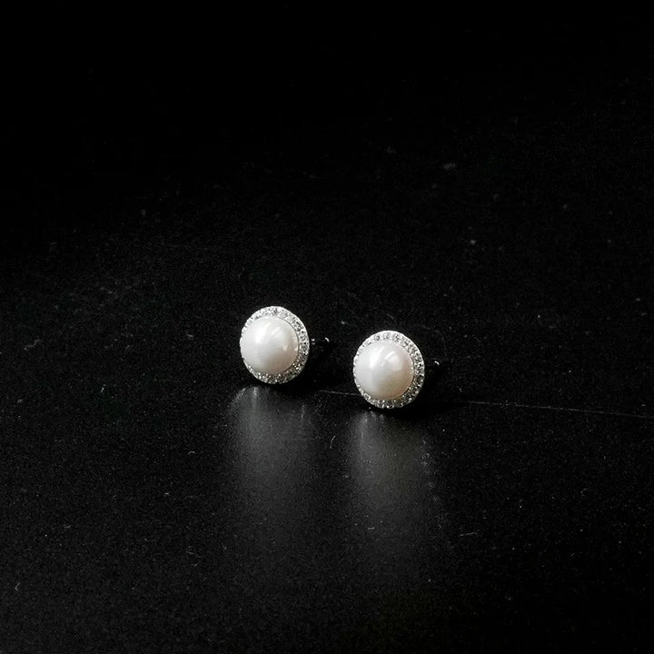 Moti Round Earings