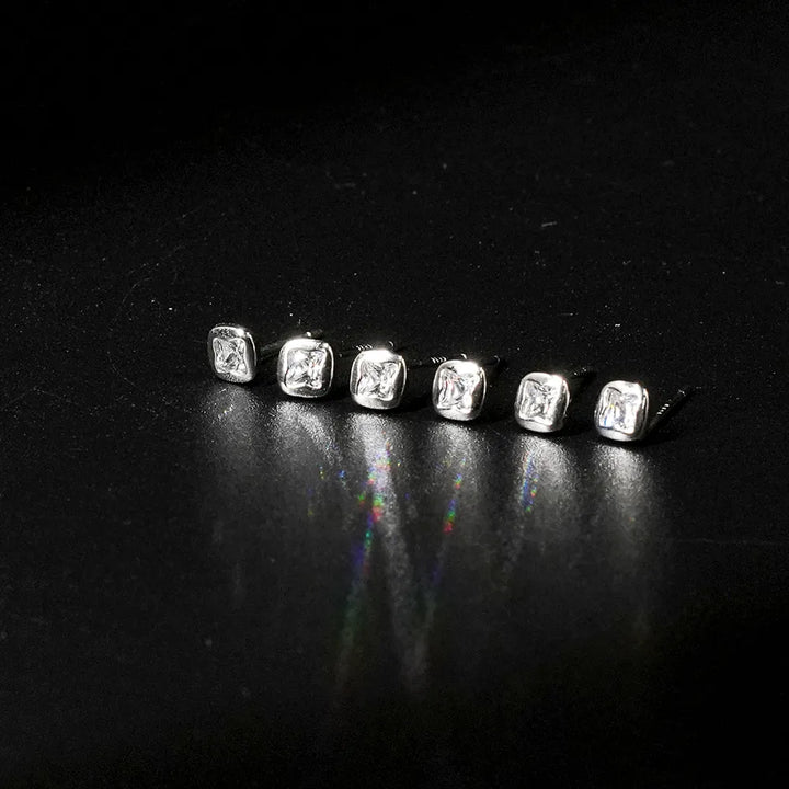 Pairs Of 3 Princess Shape Earings