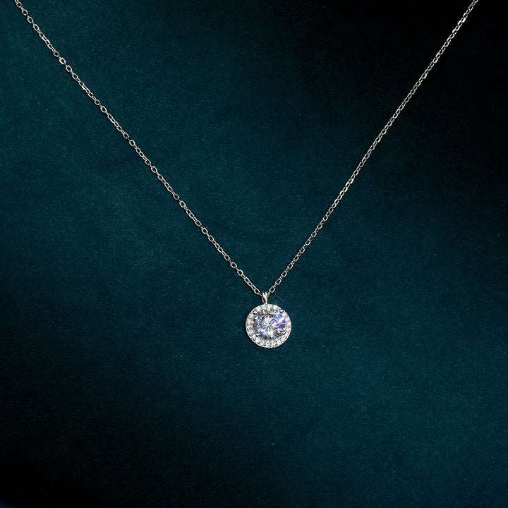 Round Solitaire Necklace