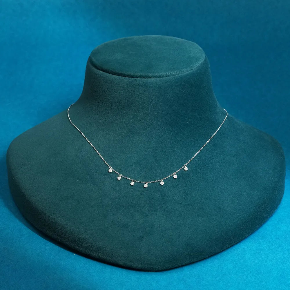 Round Flower Necklace