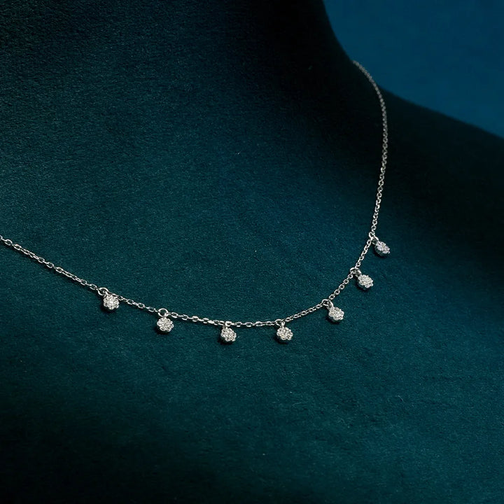 Round Flower Necklace