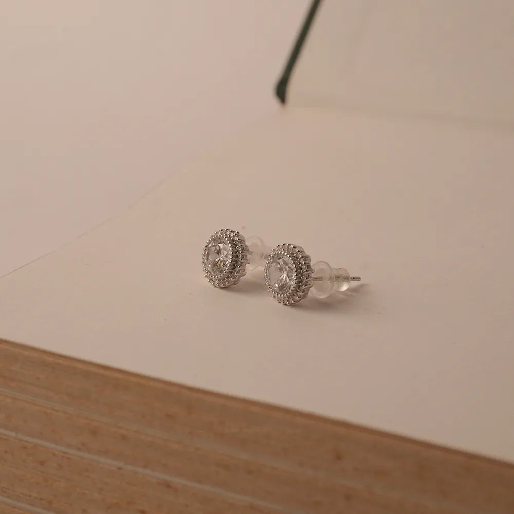 Round Diamond Earing