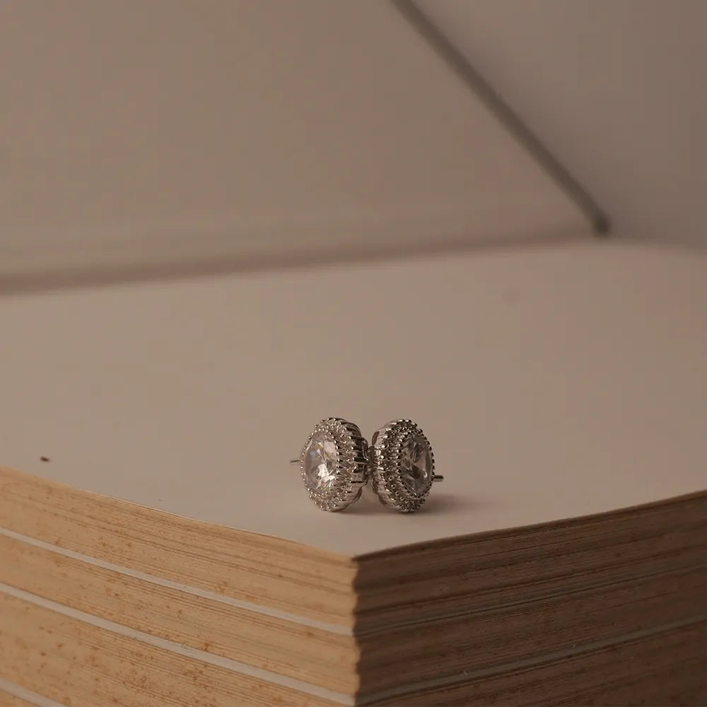Round Diamond Earing