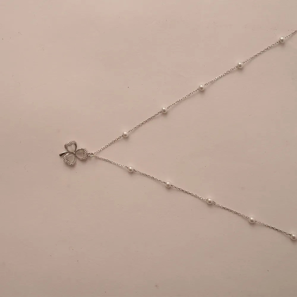Flower Heart Necklace