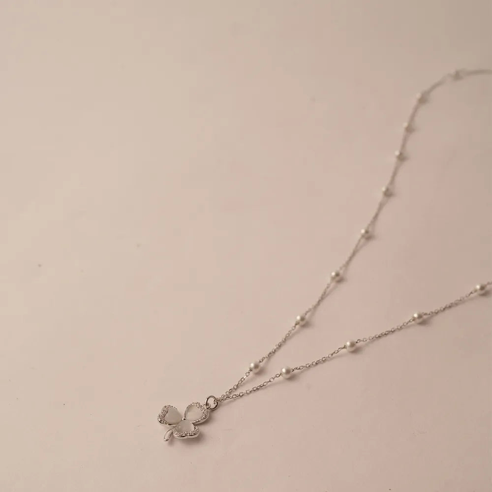 Flower Heart Necklace