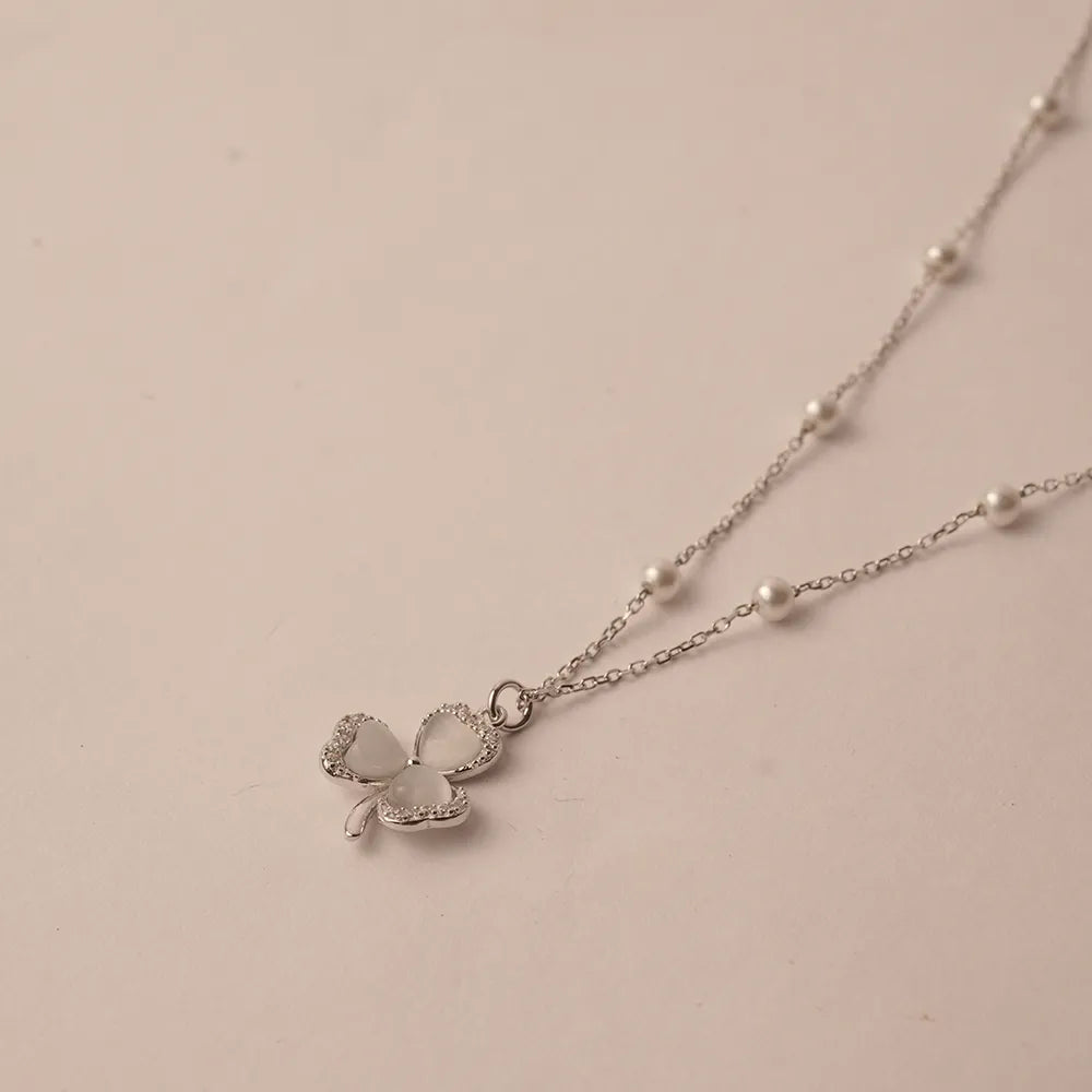 Flower Heart Necklace