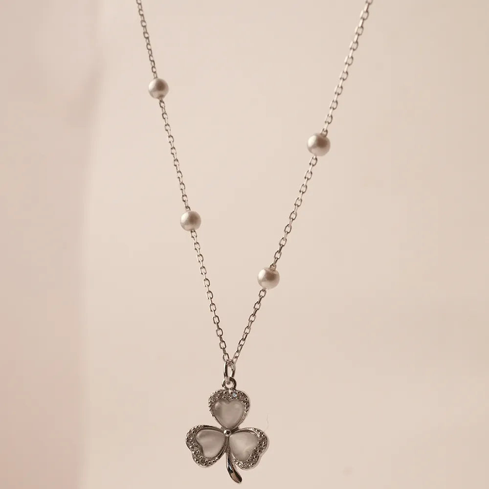 Flower Heart Necklace