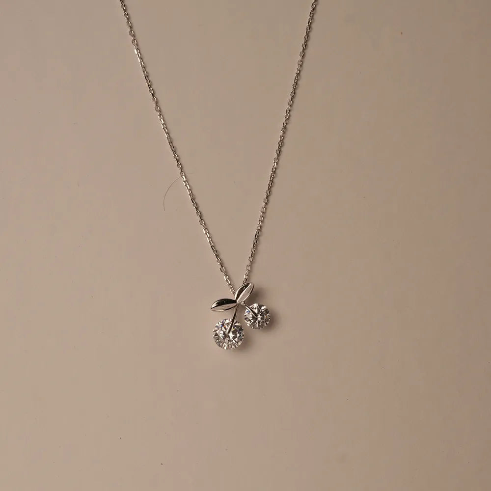 Double Round Diamond Necklace