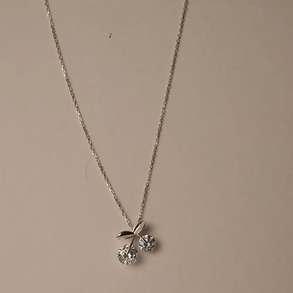 Double Round Diamond Necklace