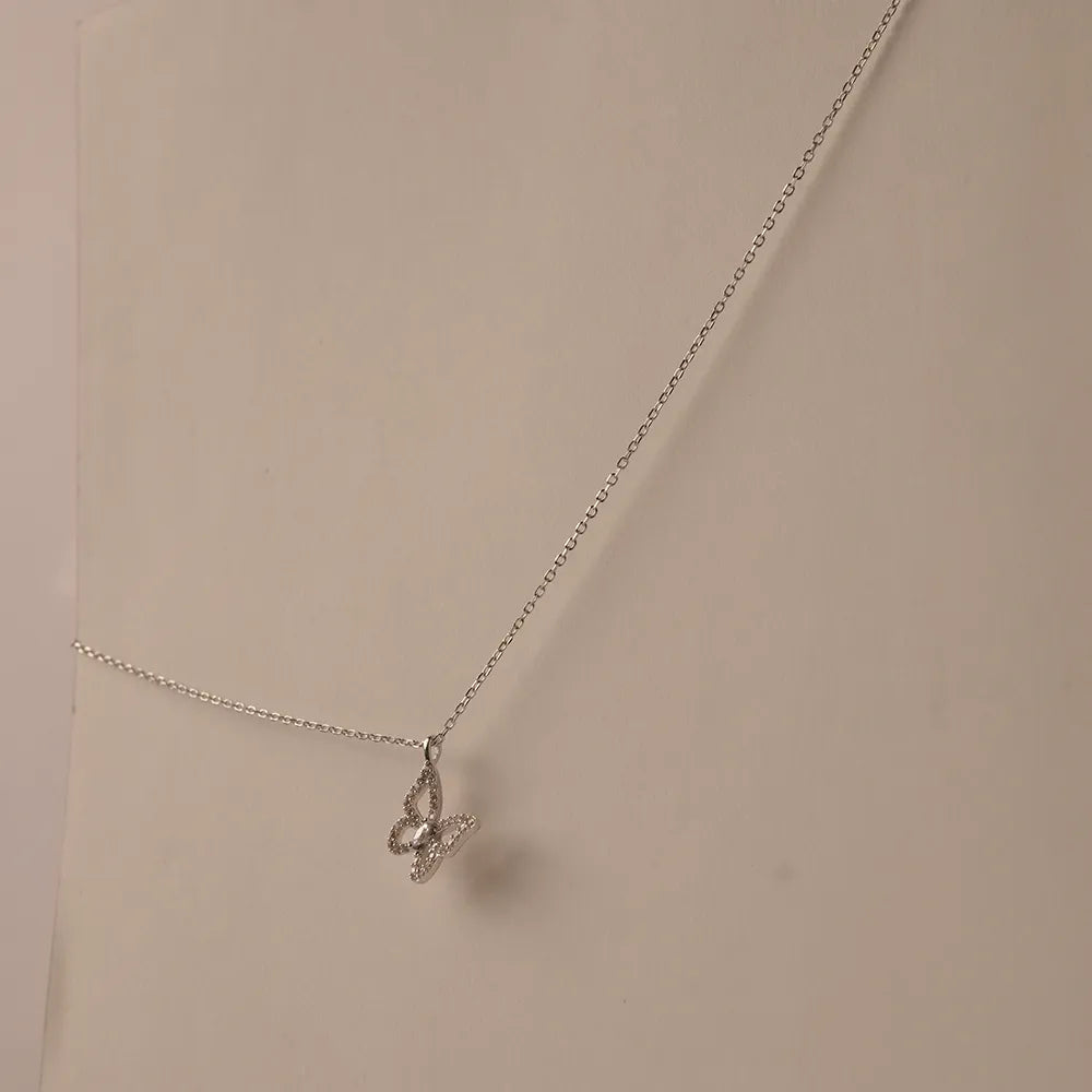Butterfly Diamond Necklace