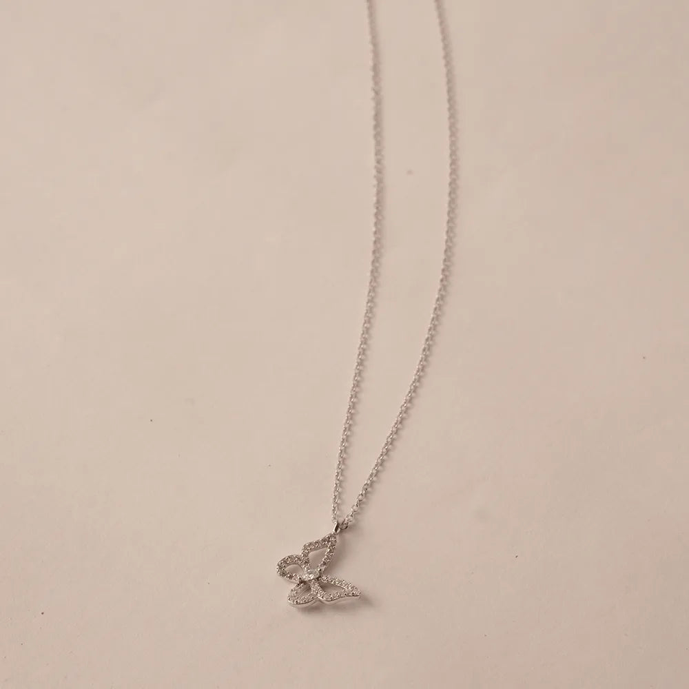 Butterfly Diamond Necklace