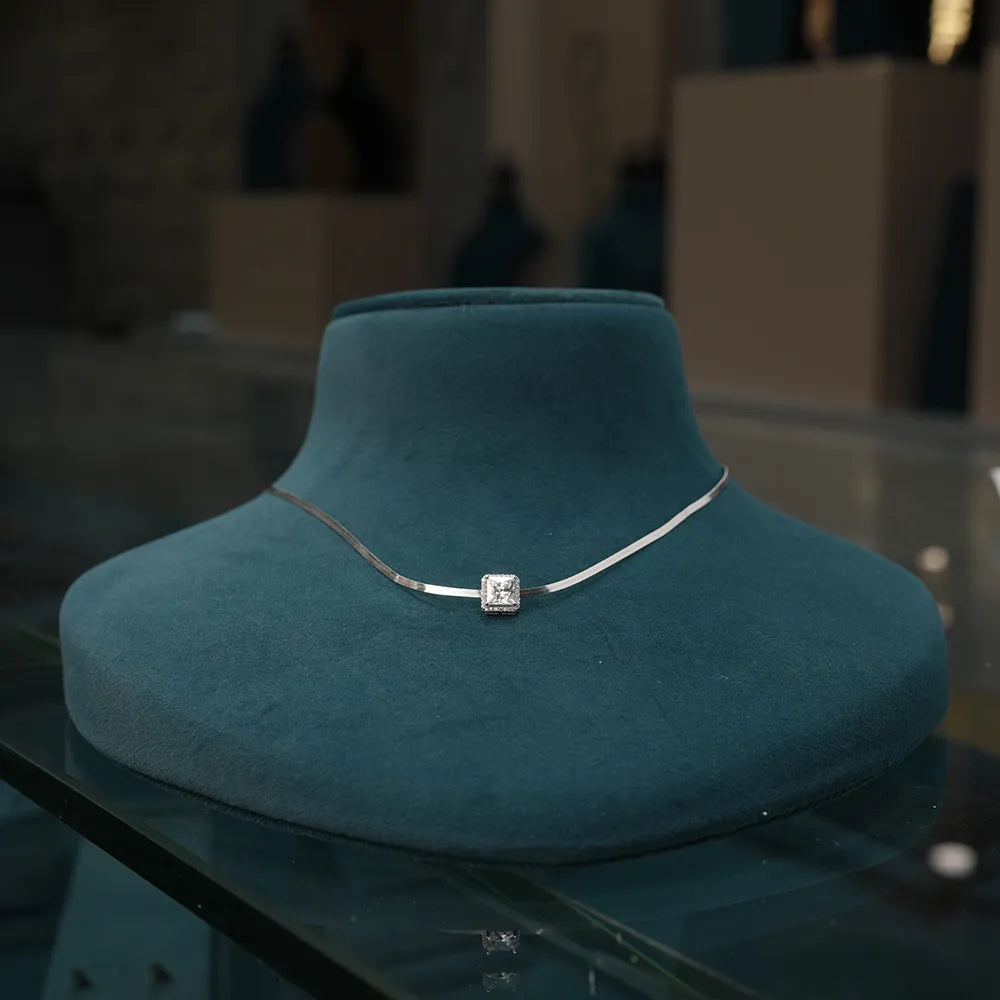 Princess Diamond Pendant