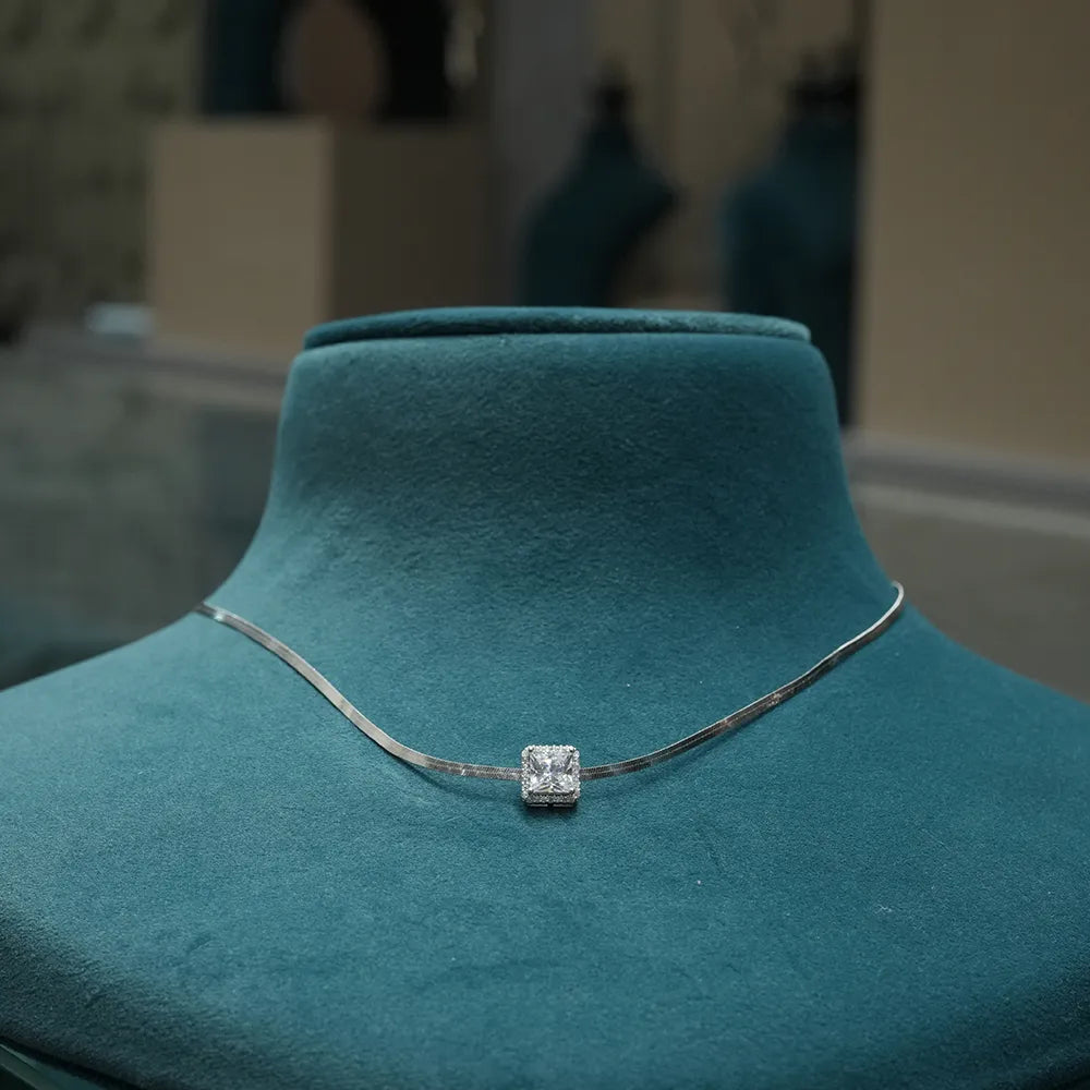Princess Diamond Pendant