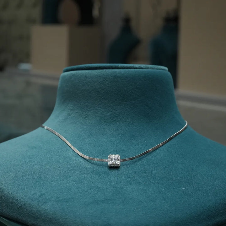 Princess Diamond Pendant