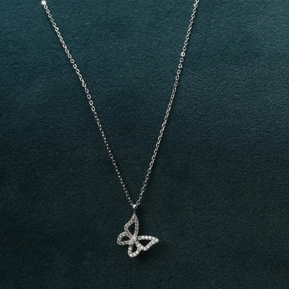 Butterfly Diamond Necklace