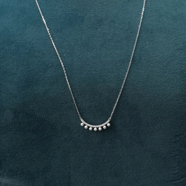 Moti Diamond Raw Necklace