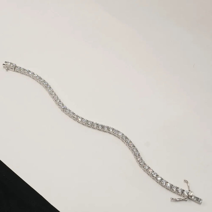 Oval Diamond Tennis Bracelet